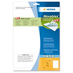 Movables Labels Repositionable White [200